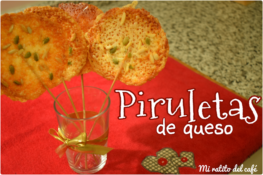 Piruletas de queso