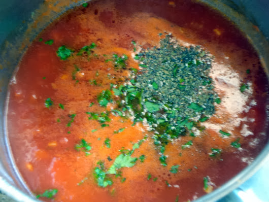 make the tomato sauce