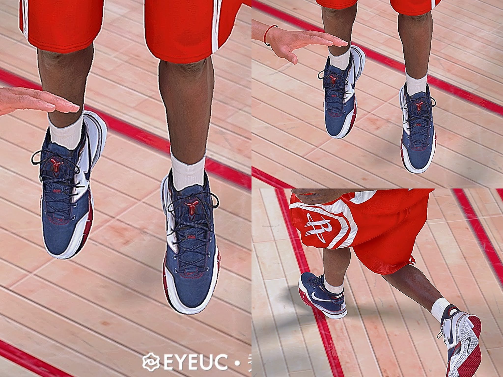 NBA 2K21 Nike Kobe 1 USA Shoes by Brother Xiu