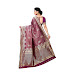 Women's Kanjivaram Banarasi Jacquard Silk Heavy Saree With Unstitched Blouse Piece 