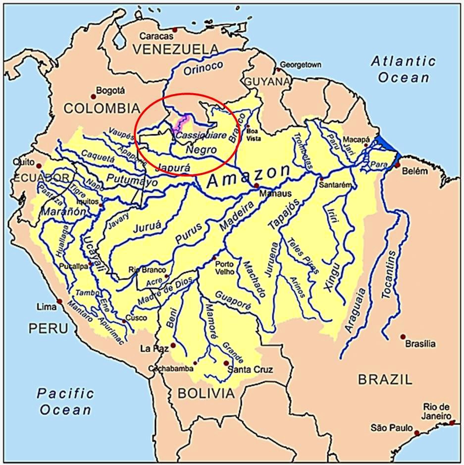 . CARPETA PEDAGOGICA ¿Donde se unen las Cuencas del Orinoco y el Amazonas?. . CARPETA PEDAGOGICA ¿Donde se unen las Cuencas del Orinoco y el Amazonas?.
