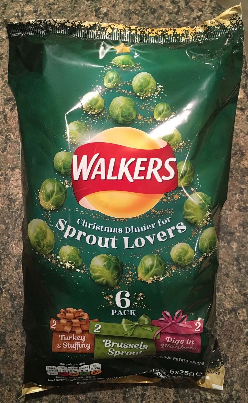 FOODSTUFF FINDS Walkers Brussels Sprout Crisps (Asda) By SpectreUK