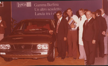 1973 - Presentazione nuova Lancia con Avv. Luigi Michitto fratello di donna Vittoria Leone