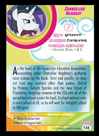 My Little Pony Chancellor Neighsay Series 5 Trading Card