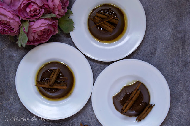 Flan de chocolate vegano #vegan