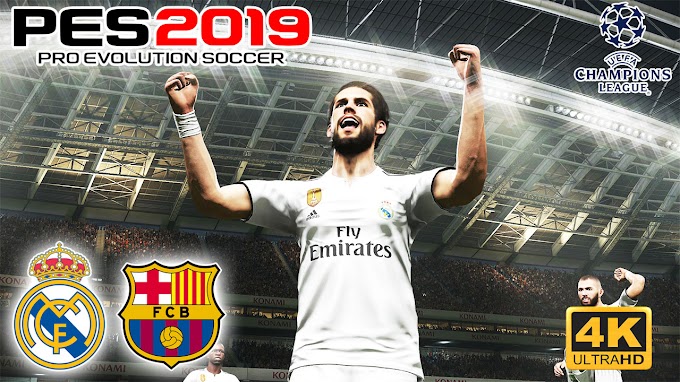 PES 2019 | Real Madrid vs FC Bacelona | UEFA Champion League | PC GamePlaySSS