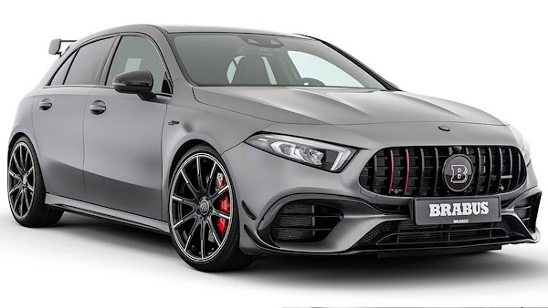 Mercedes-AMG A45 S ganha 450 cv, rodas 20 e suspensão rebaixada - Brabus