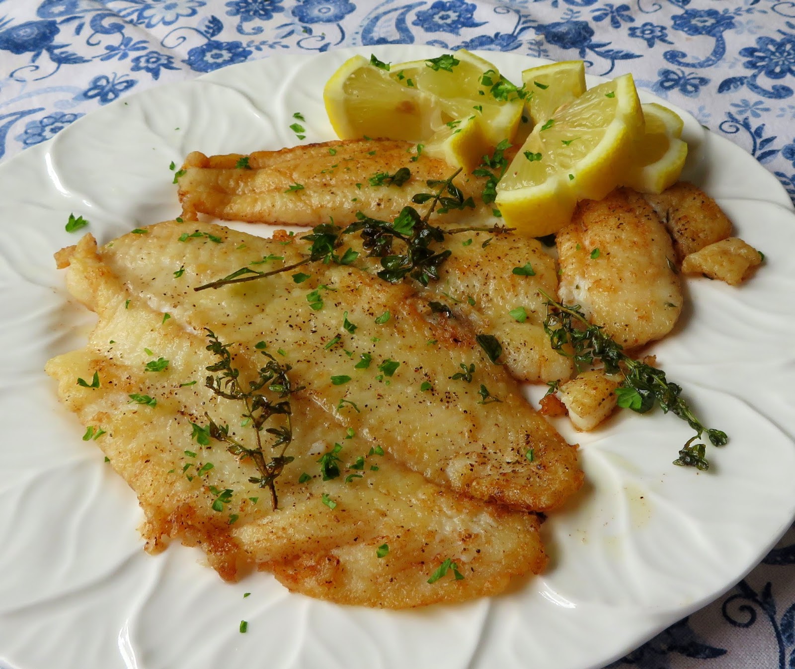 Sole Fillets with Lemon & Thyme The English Kitchen