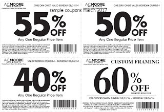 free AC Moore coupons march 2017
