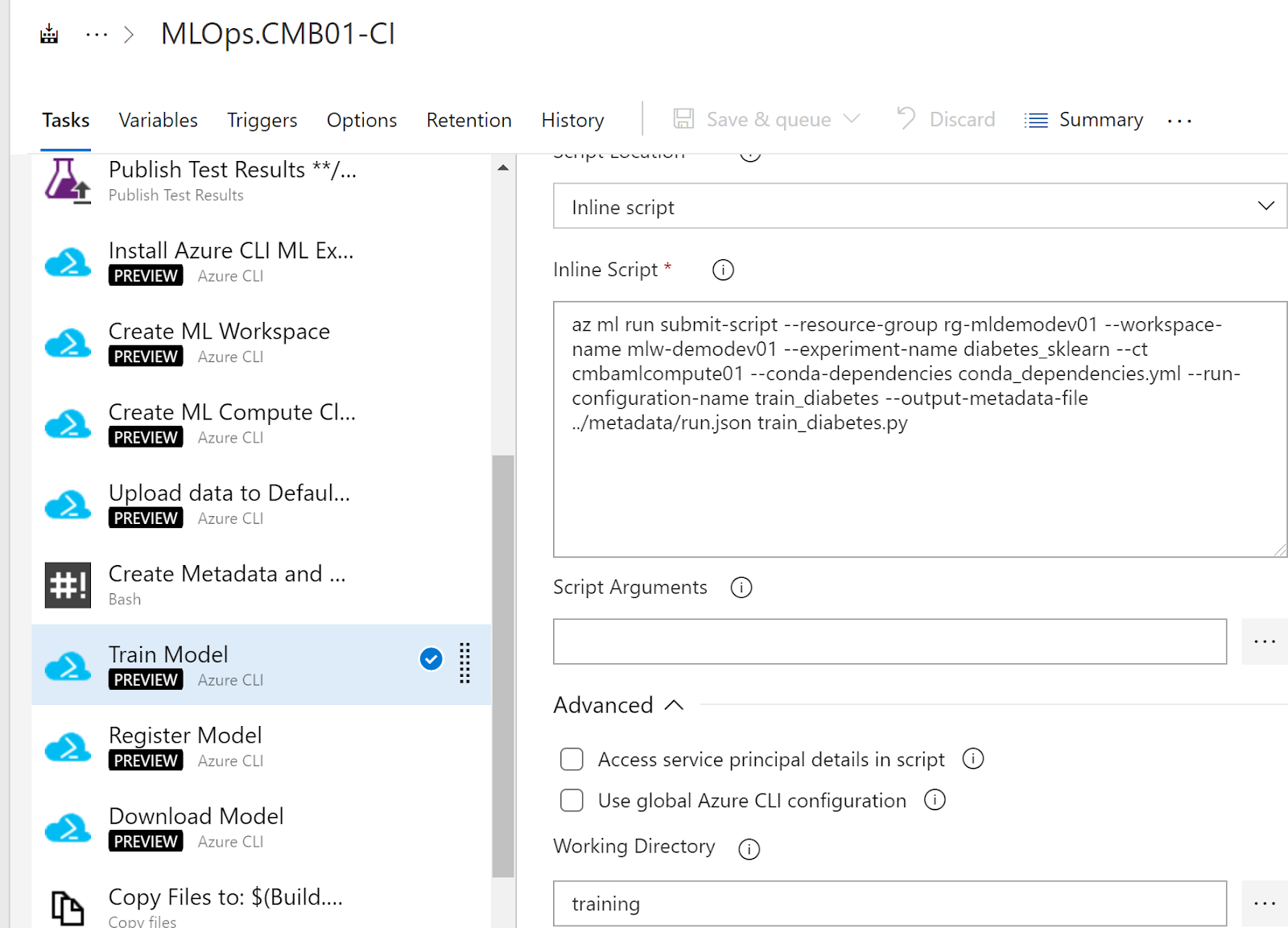 Chaminda's DevOps Journey with MSFT Training Machine Learning (ML