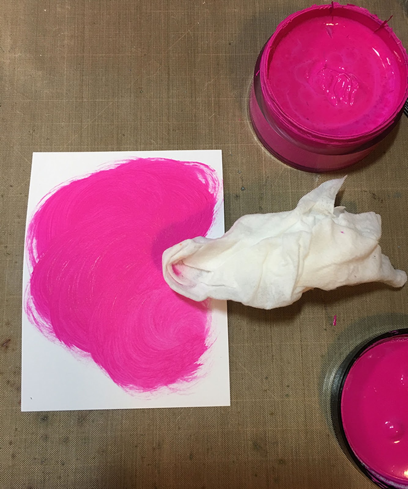 Backporch Technique of the Week "Dylusional" Valentine Painting