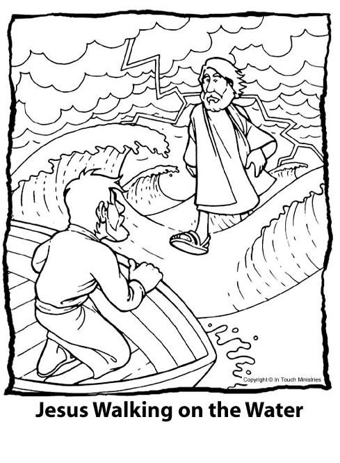 Miracles Of Jesus Coloring Pages Coloring Pages