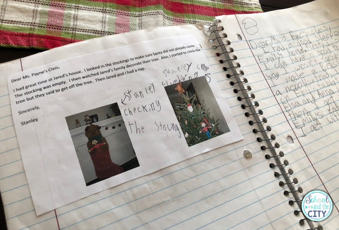 Flat Stanley's Christmas Adventure School and the City