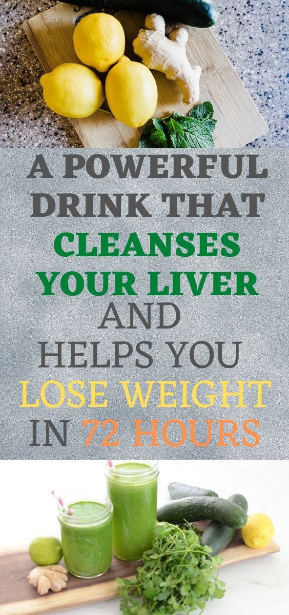 A POWERFUL DRINK THAT CLEANSES YOUR LIVER AND HELPS YOU LOSE WEIGHT IN