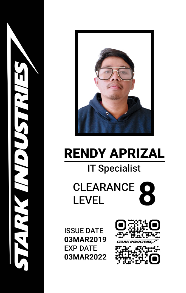 Stark Industries Id Card Template