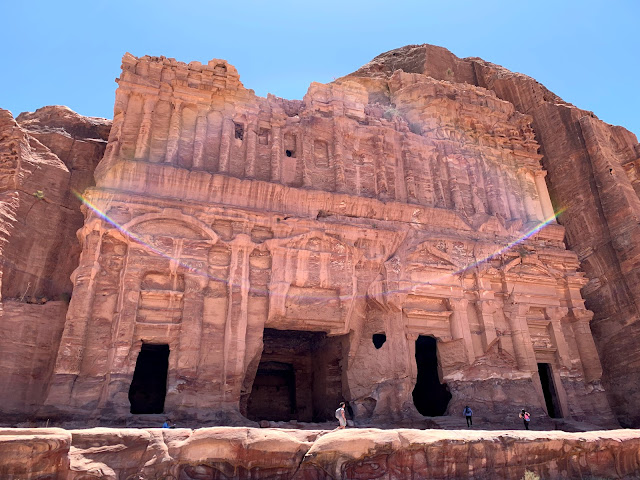 Fachada de la Tumba Real del Palacio. Petra. Petra_Guia_Jordania