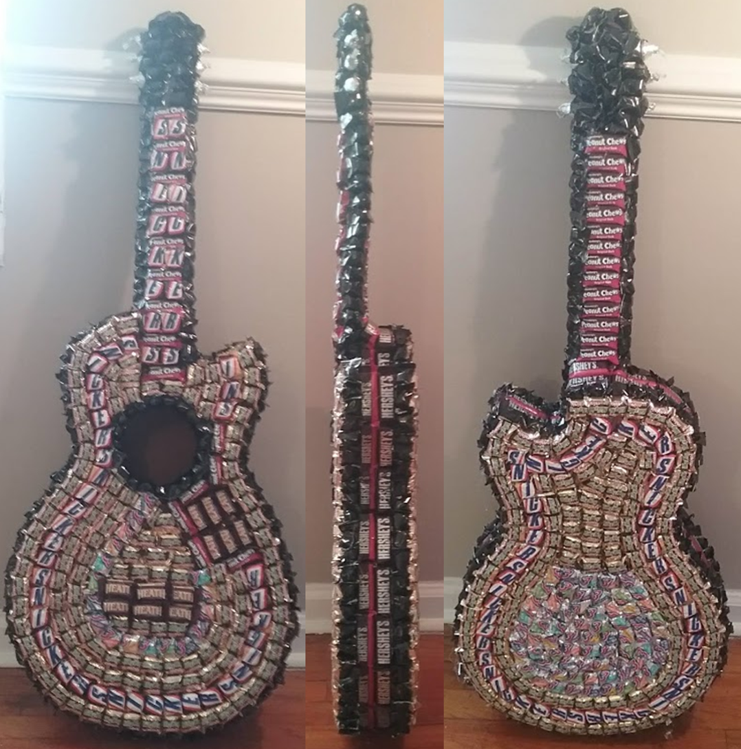 Yayoi's Projects DIY Candy Guitar
