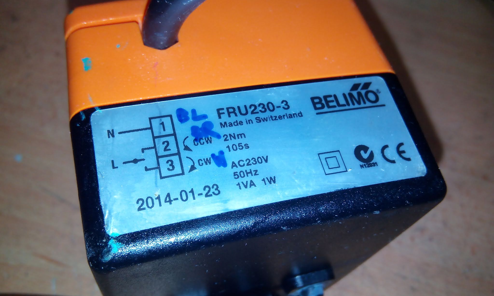 Life Begins at Forty BELIMO FRU2303 rotary actuator repair