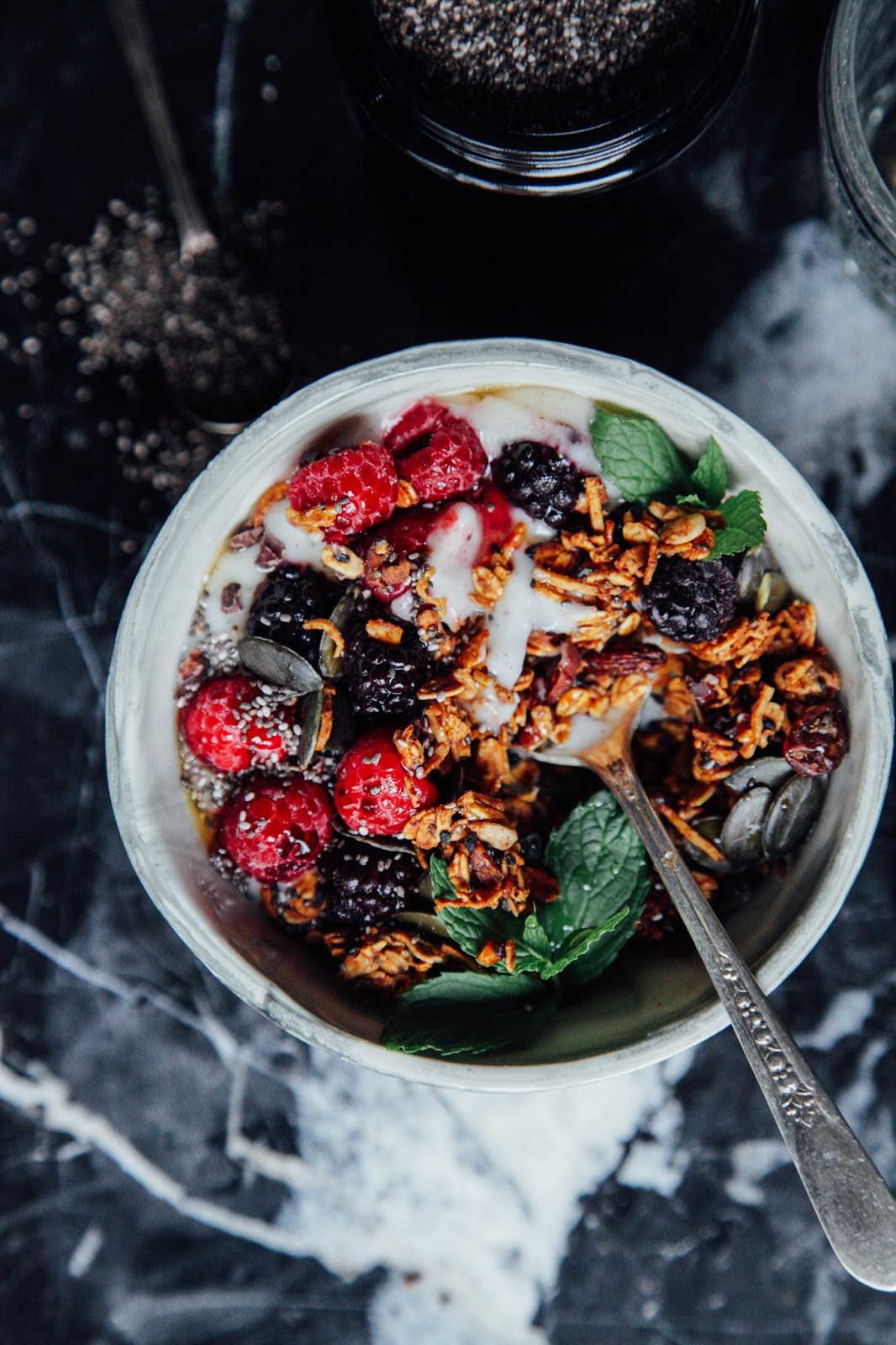 This Rawsome Vegan Life COCONUTTY GRANOLA with QUICK VEGAN YOGURT