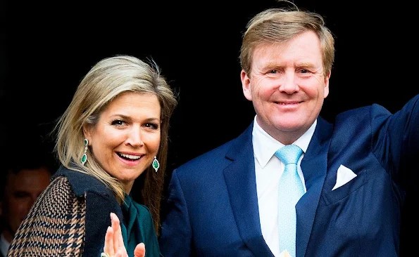 King Willem-Alexander and Queen Maxima of The Netherlands, Princess Beatrix and Princess Margriet of The Netherlands attended the traditional New Year Reception