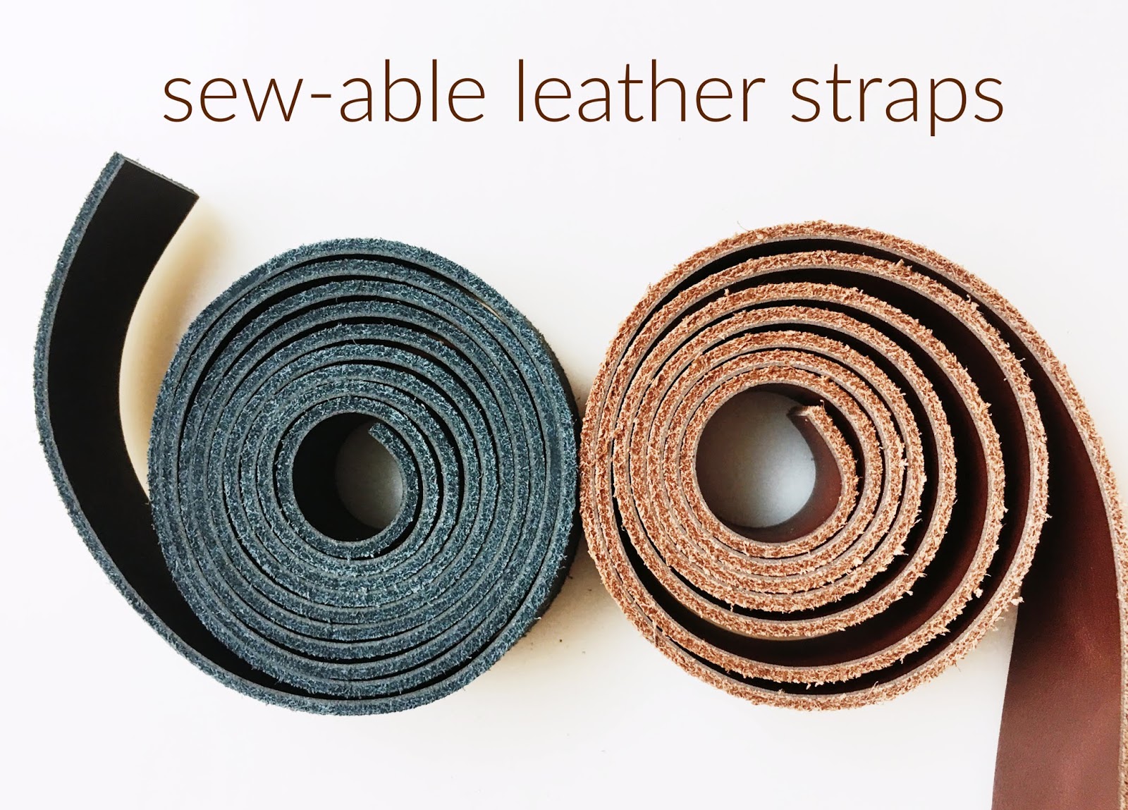 sewhungryhippie Sewable Leather Straps