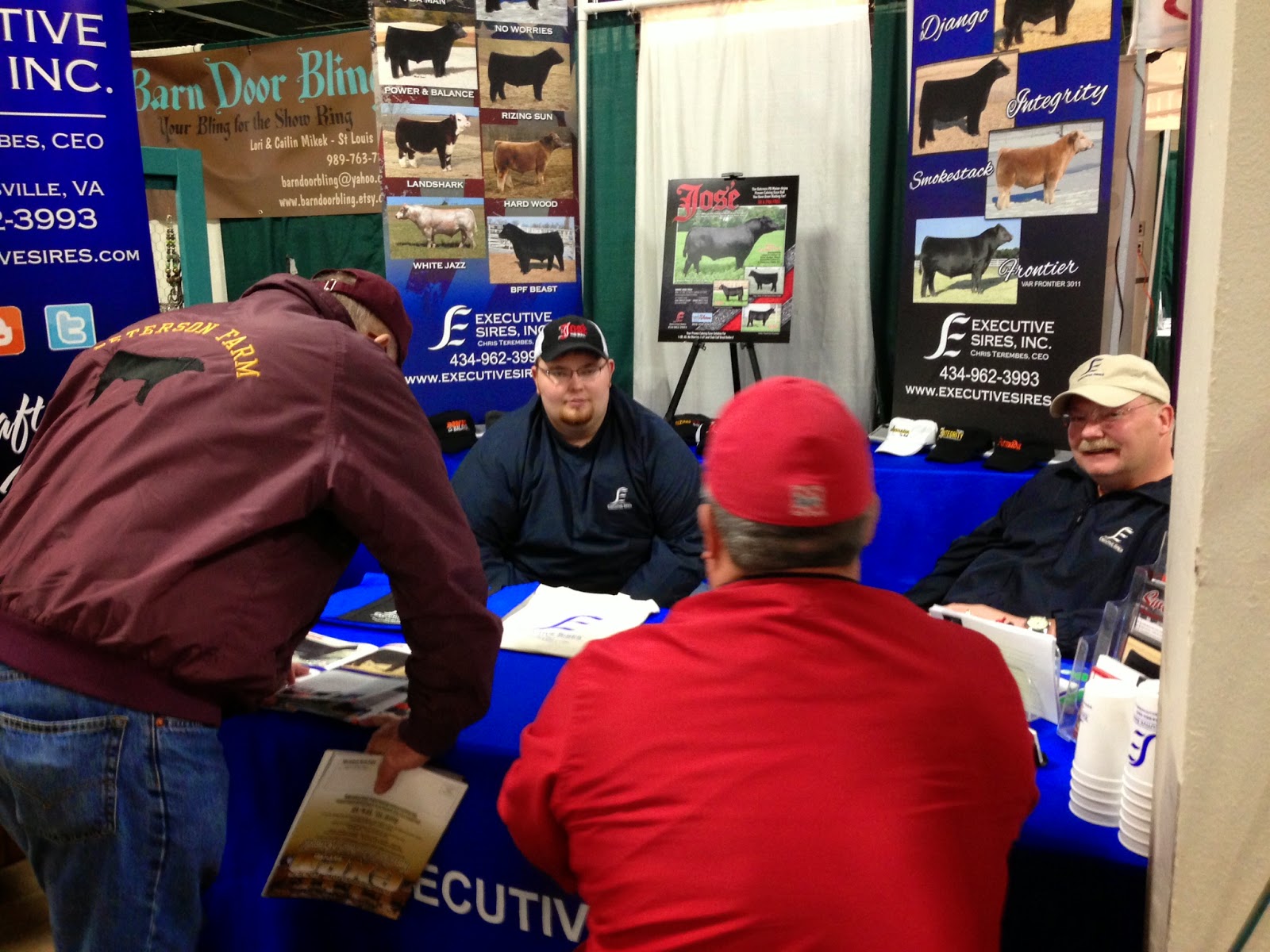 Executive Sires, Inc. Day 1 at Michigan Beef Expo a Great Success