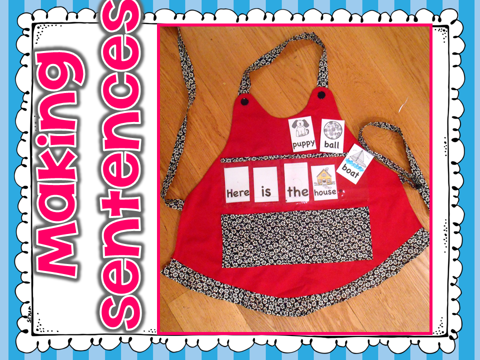KinderGals Teaching Words with the Show and Tell Apron