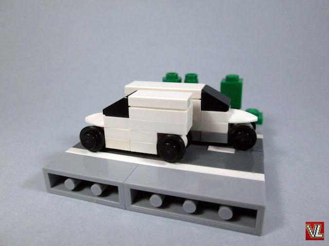 MOC LEGO carrinhas comerciais em micro-escala