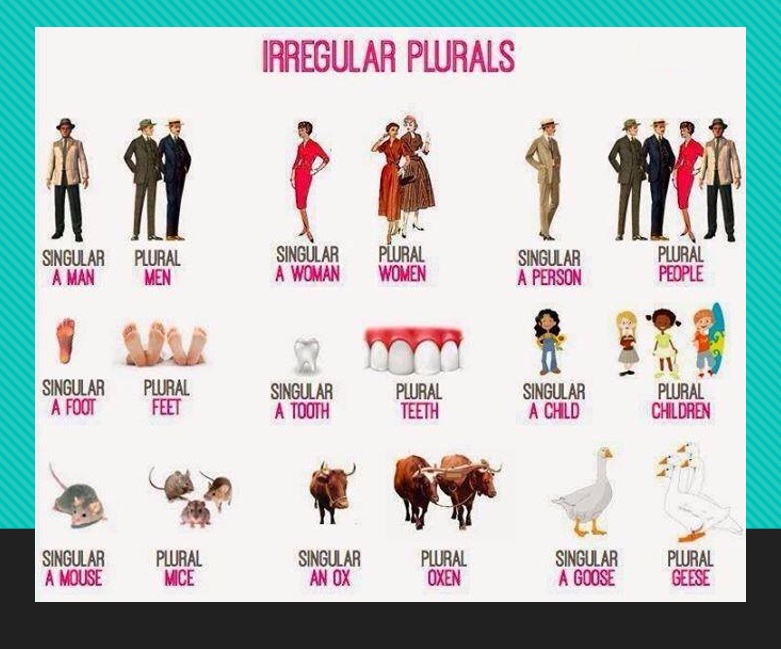 Irregular plurals перевод. Plural nouns исключения. Irregular plurals список. Plural nouns. Irregular plural forms.