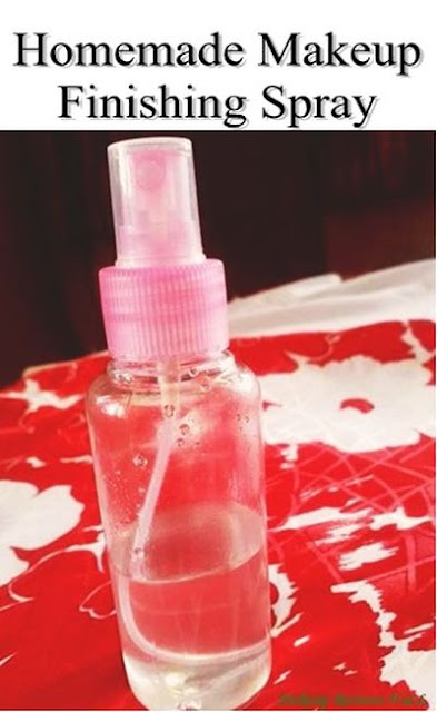 Homemade Makeup Finishing Spray