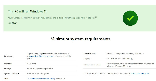 Kelemahan dan kekurangan windows 11 spesifikasi minimum system requirements