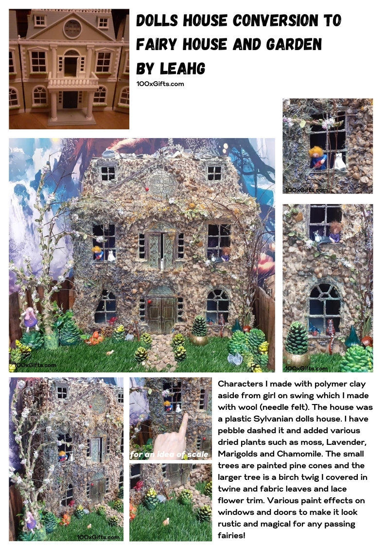 dolls house conversion to fairy house