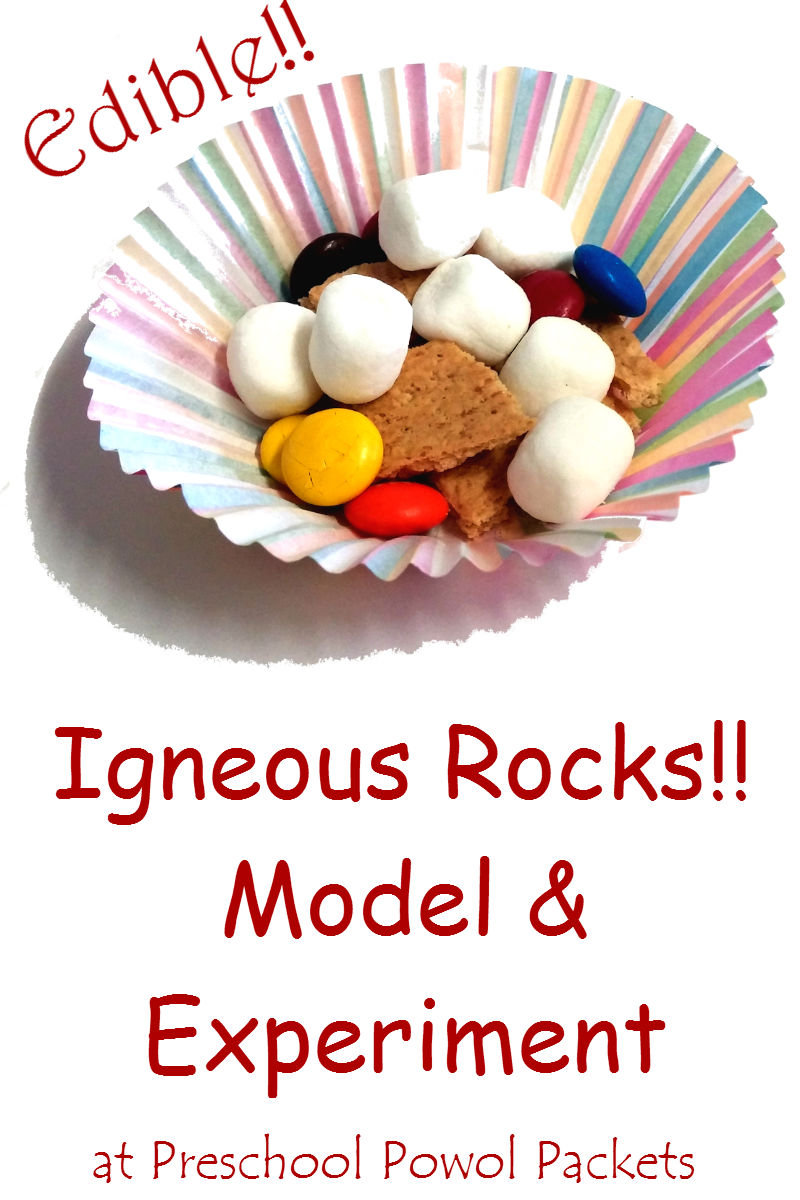 Edible Igneous Rocks Model Science Experiment