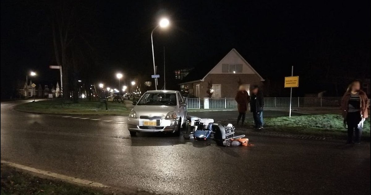 112 Regio Flitsen: Scootmobieler aangereden.