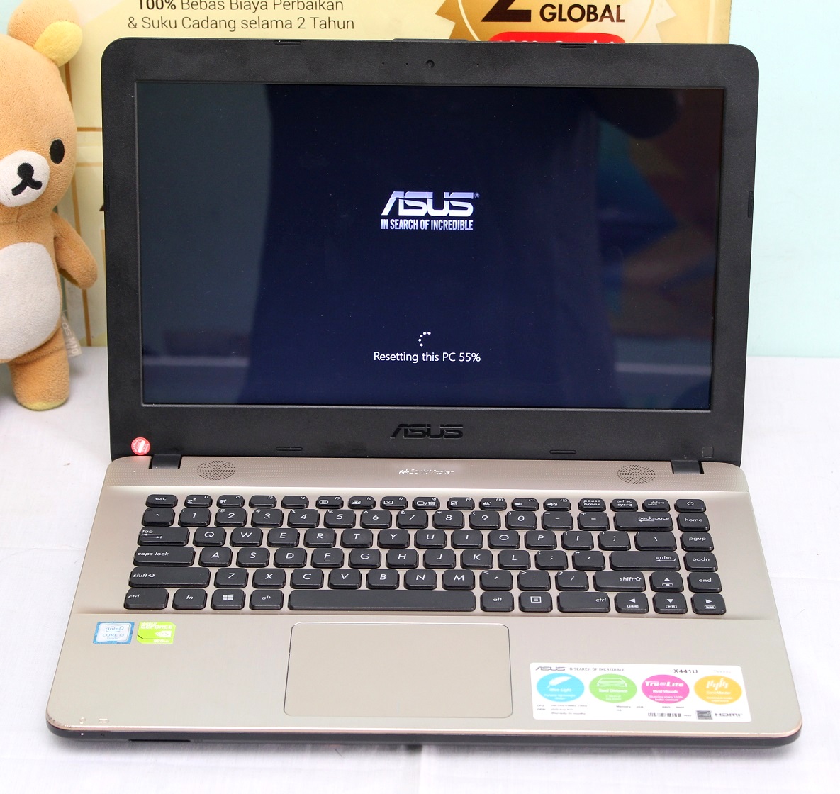 Laptop Gaming Asus X441U Bekas