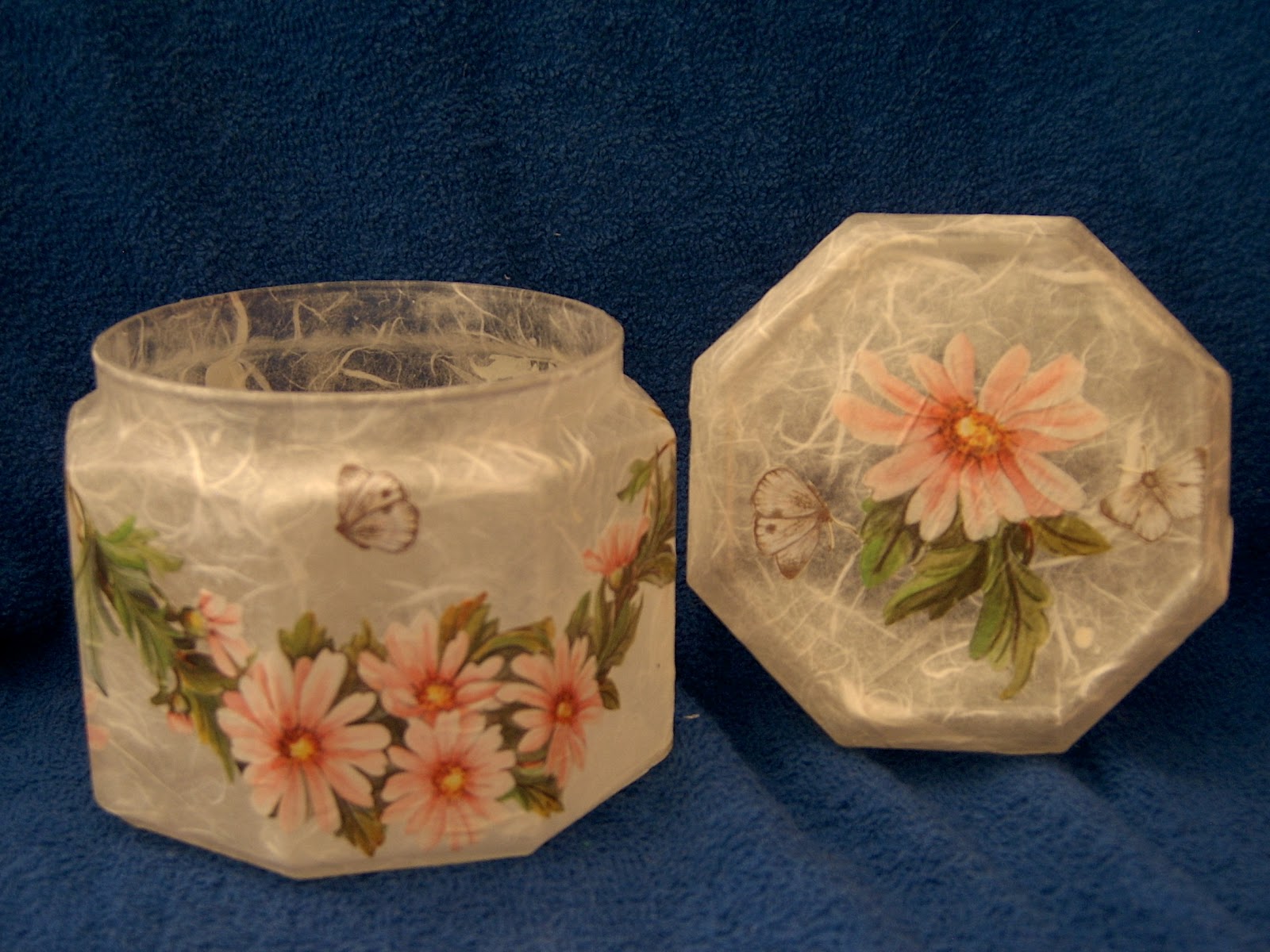 arte del creare decoupage su vetro