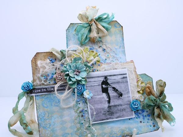 Scrap-Tag - 'Vacation Time' over at Frilly and Funky