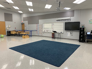 Music Classroom Reveal: Lots of great ideas for a camping-themed music room! Includes tips for organization, bulletin board ideas, and more!