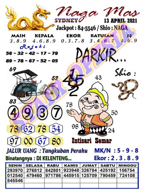 ඤ Syair hk garuda putih 13 april 2021  ࿖ 