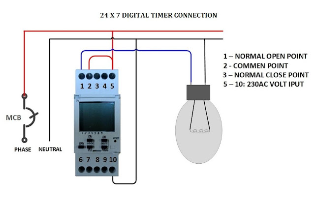 Timer Wiring Diagram - Beccaobergefell