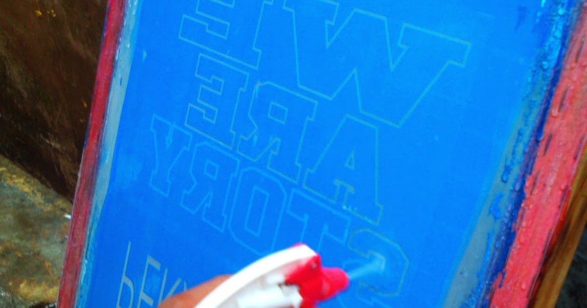 PRINT SABLON KAOS DISTRO : CARA PROSES MEMBUAT AFDRUK SCREEN FILM