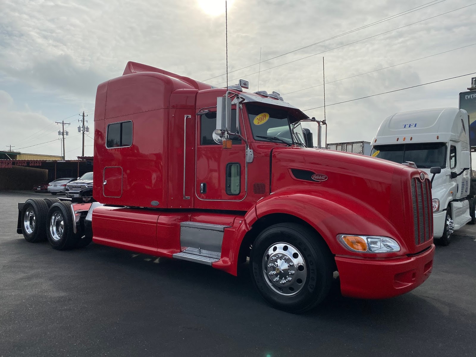 Border Truck Sales 2009 Peterbilt 386