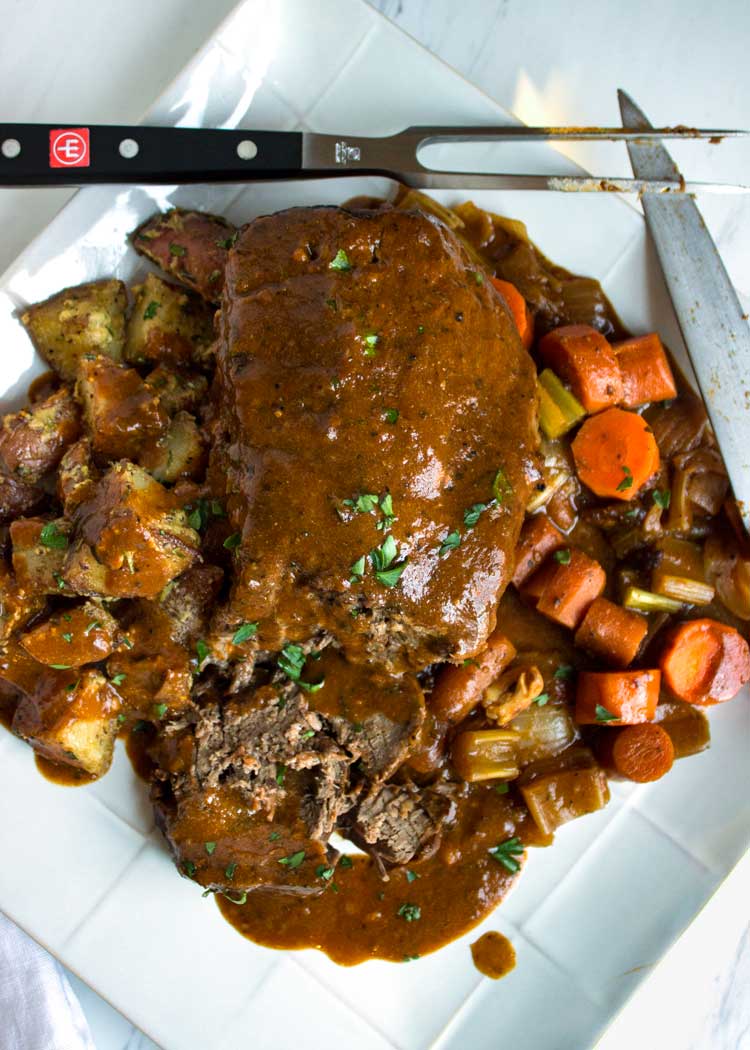 Savory Slow Cooker Pot Roast Yumm Cooking