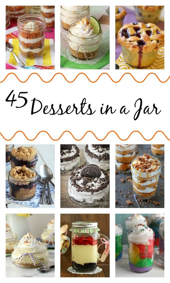 45 Desserts in a Jar - The Dinner Recipes Ideas