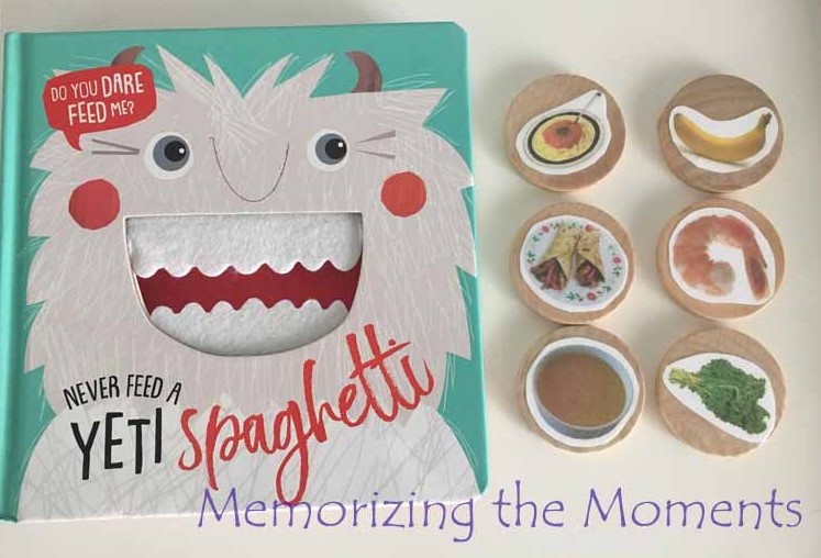 Memorizing the Moments: Never Feed a Yeti Spaghetti Printable Activity