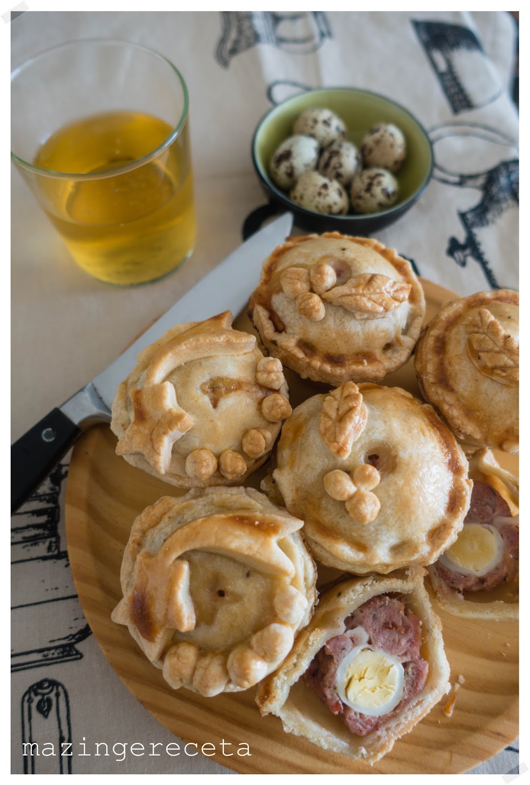 mazingereceta Pasteles de Cerdo con Sidra
