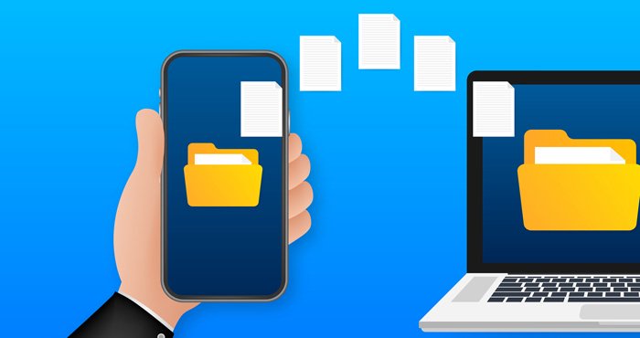 طريقة مشاركة الملفات بين الهاتف والكمبيوتر بدون كيبل USB طريقة مشاركة الملفات بين الهاتف والكمبيوتر بدون كيبل USB