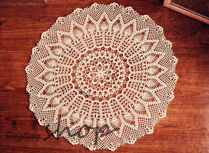 Crochet tablecloth
