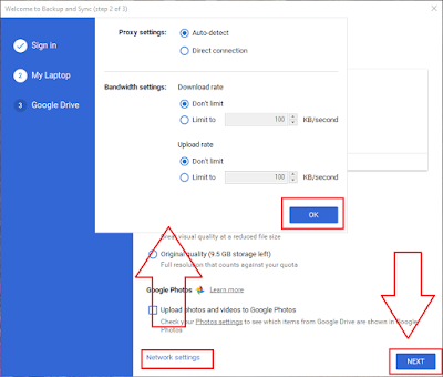 Hướng dẫn cài đặt Backup and Sync (Sao lưu và Đồng bộ) thay thế Google Drive