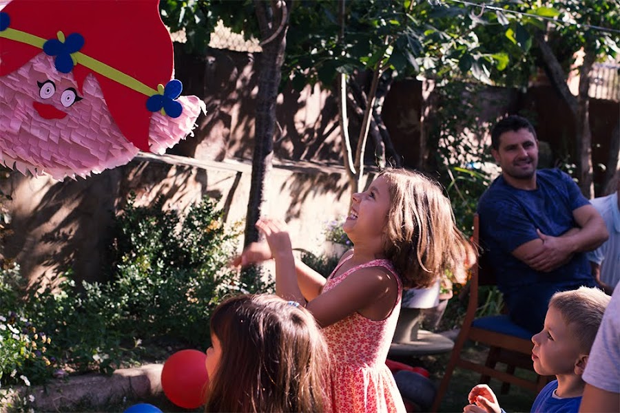 Diy, piñata de cumpleaños Trolls